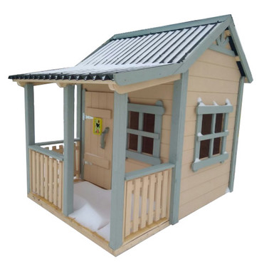 Детский домик деревянный с верандой 1500*2000мм Д4, изображение 1